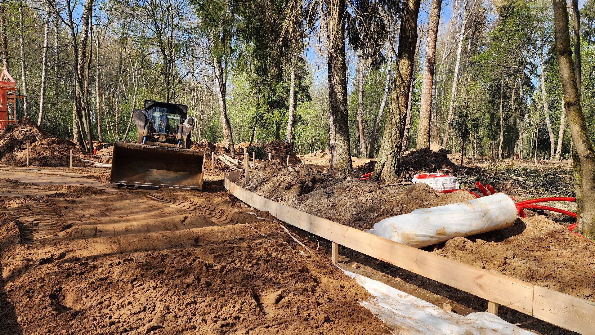 благоустройство, лесопарк, истра, строительство,