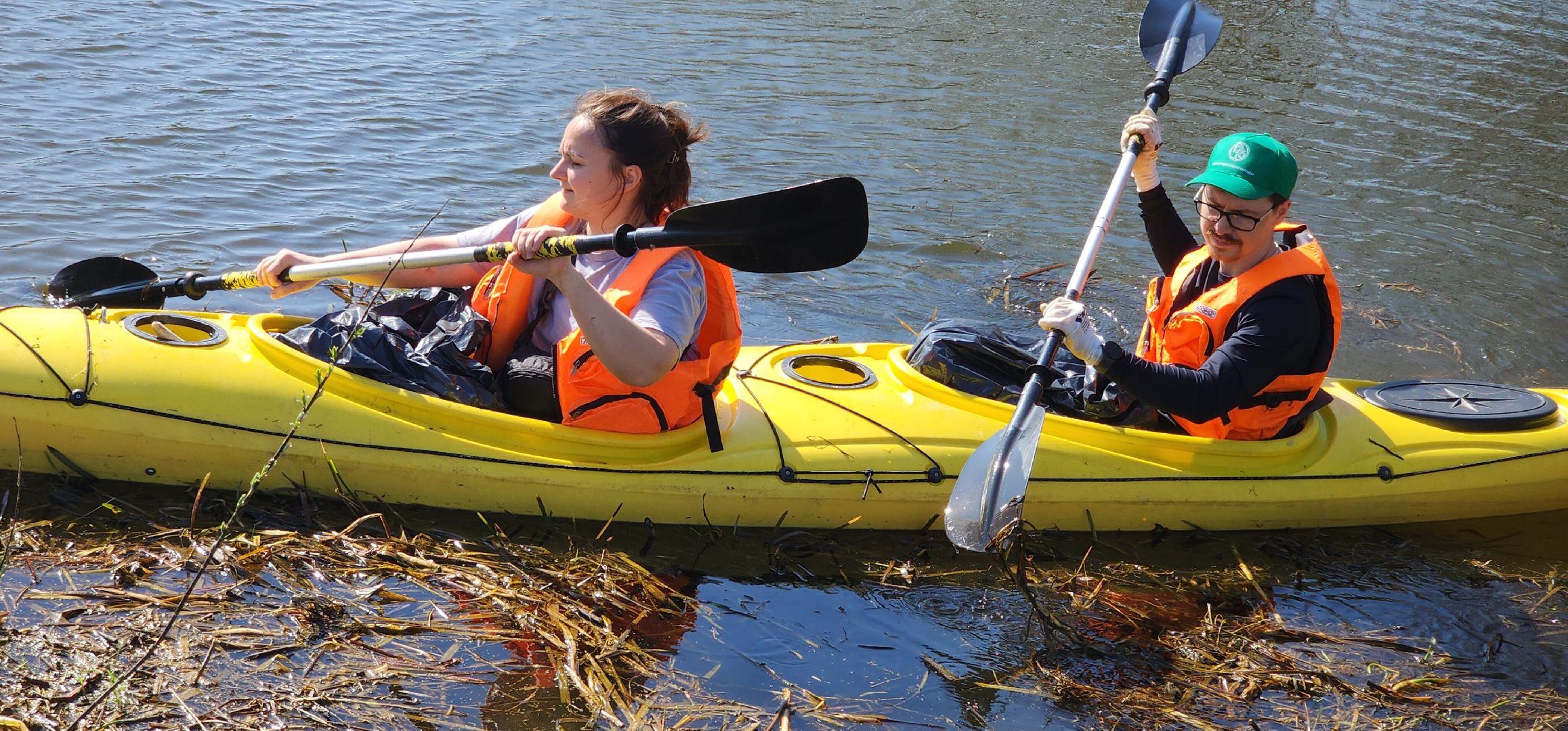 Туризм, Экология, Субботник на воде, Люди Звенигорода ,