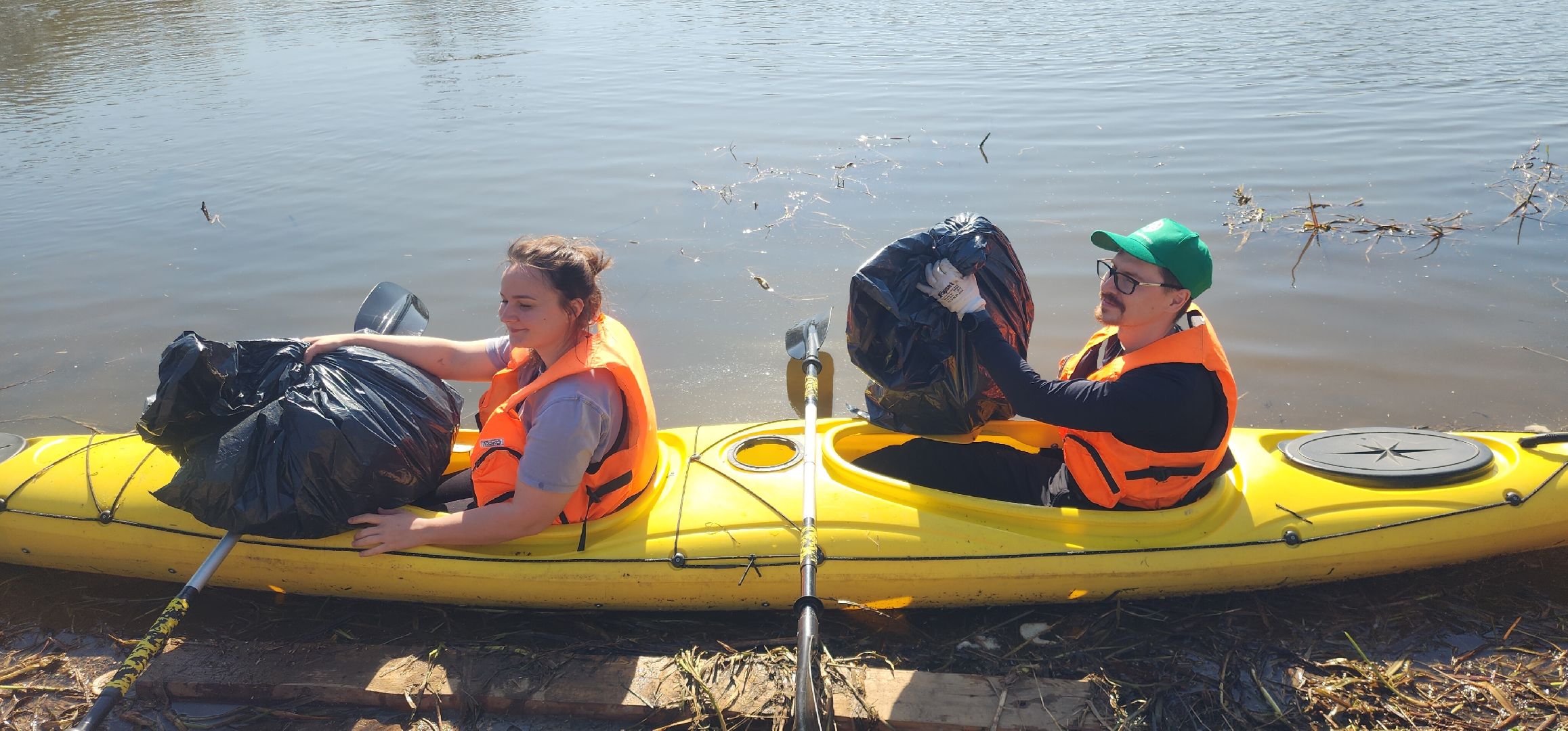 Туризм, Экология, Субботник на воде, Люди Звенигорода ,