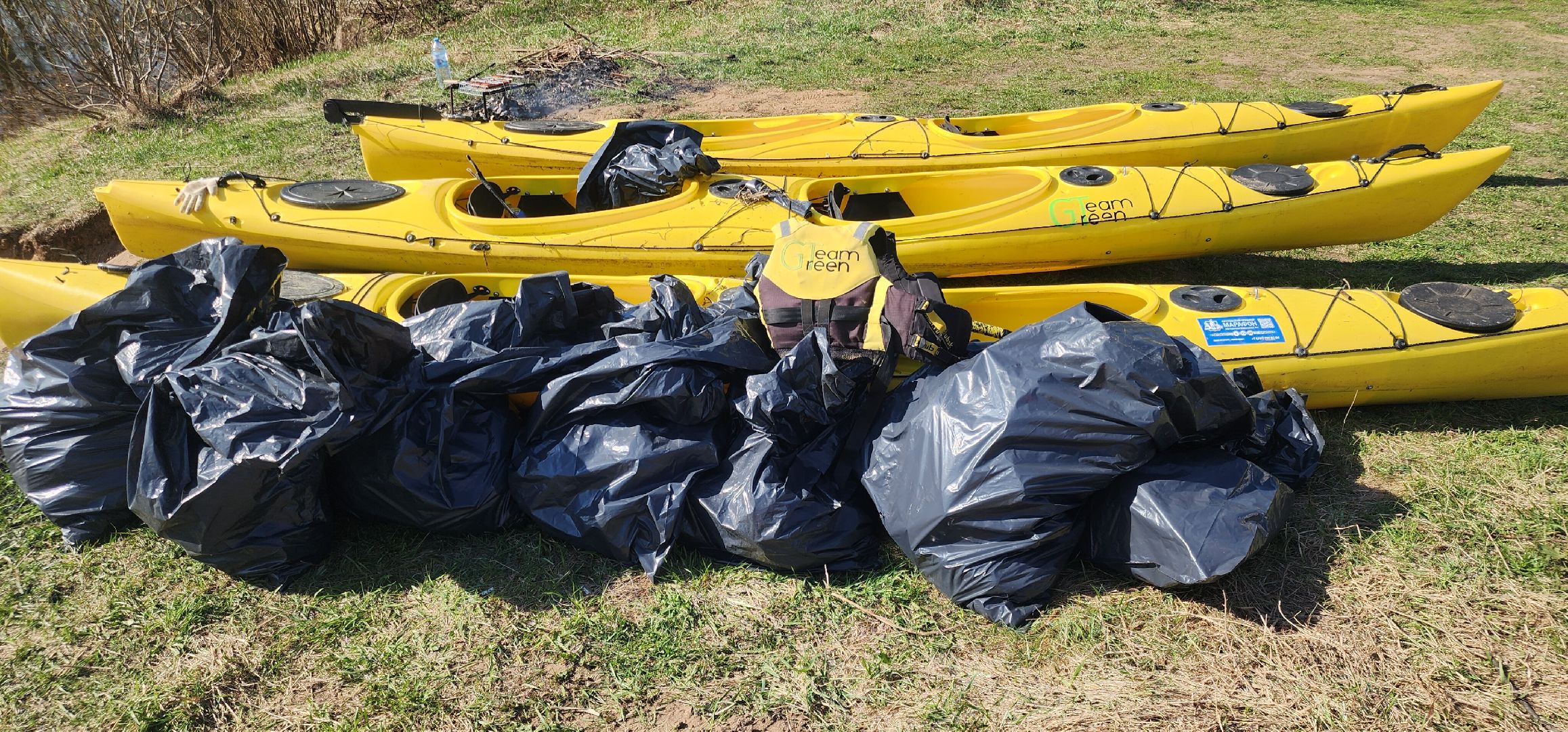 Туризм, Экология, Субботник на воде, Люди Звенигорода ,
