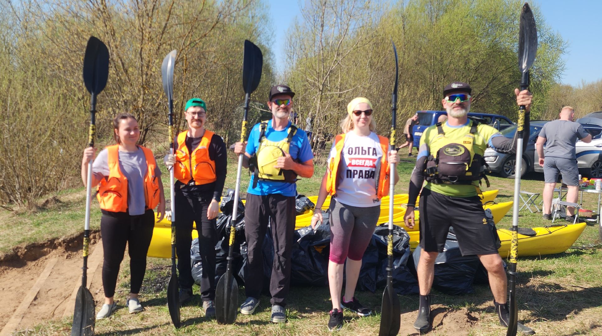 Туризм, Экология, Субботник на воде, Люди Звенигорода ,