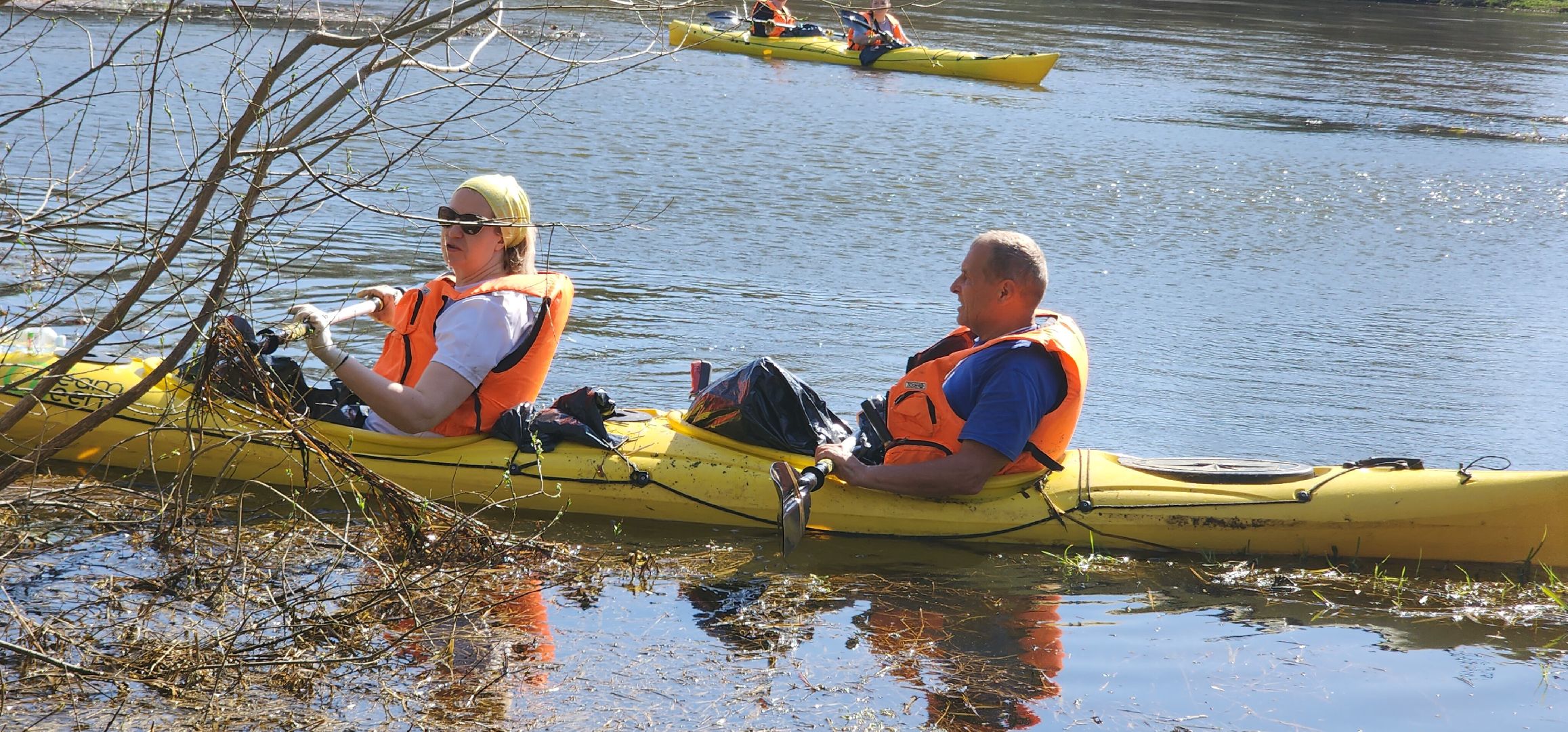 Туризм, Экология, Субботник на воде, Люди Звенигорода ,