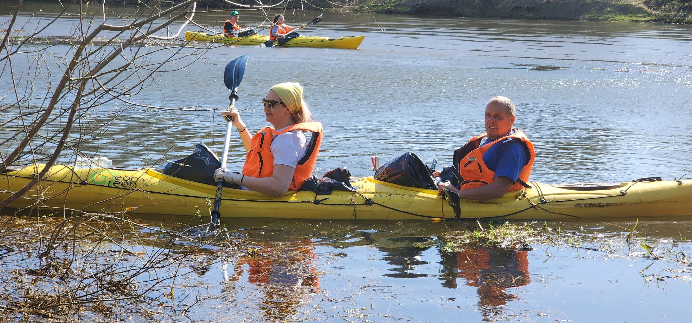 Туризм, Экология, Субботник на воде, Люди Звенигорода ,