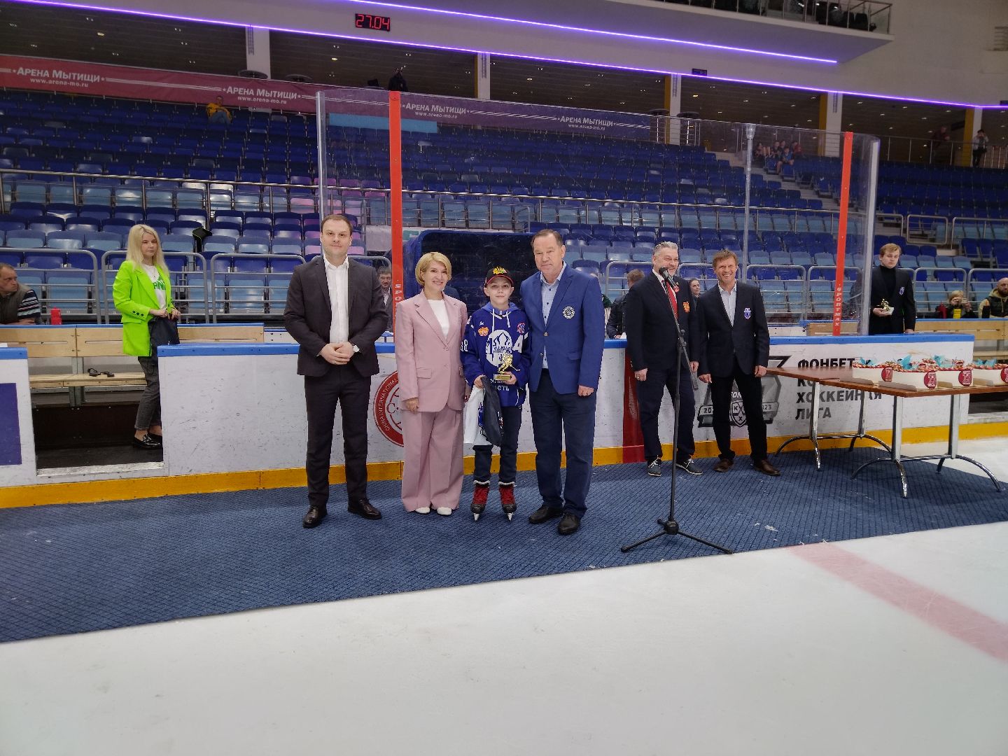 Шалимов, хоккей, Арена Мытищи