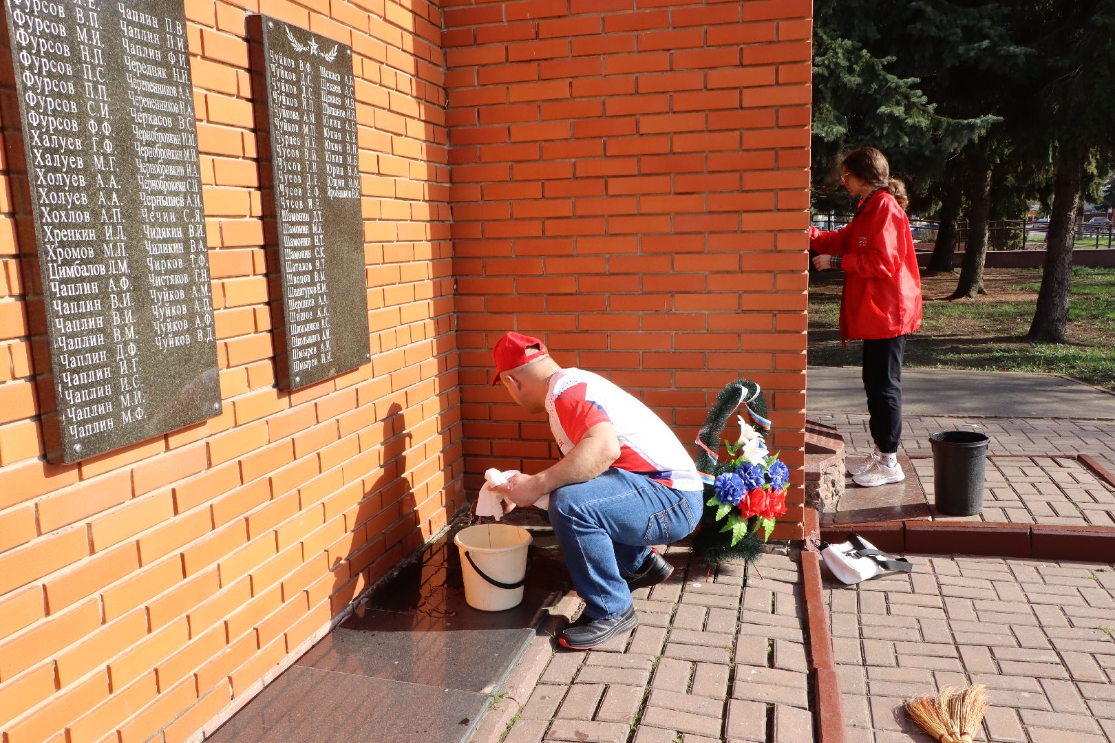 Мы за чистоту, помним, Мемориал воинам погибшим в войнах и локальных конфликтах, серебряные пруды, памятники вов,