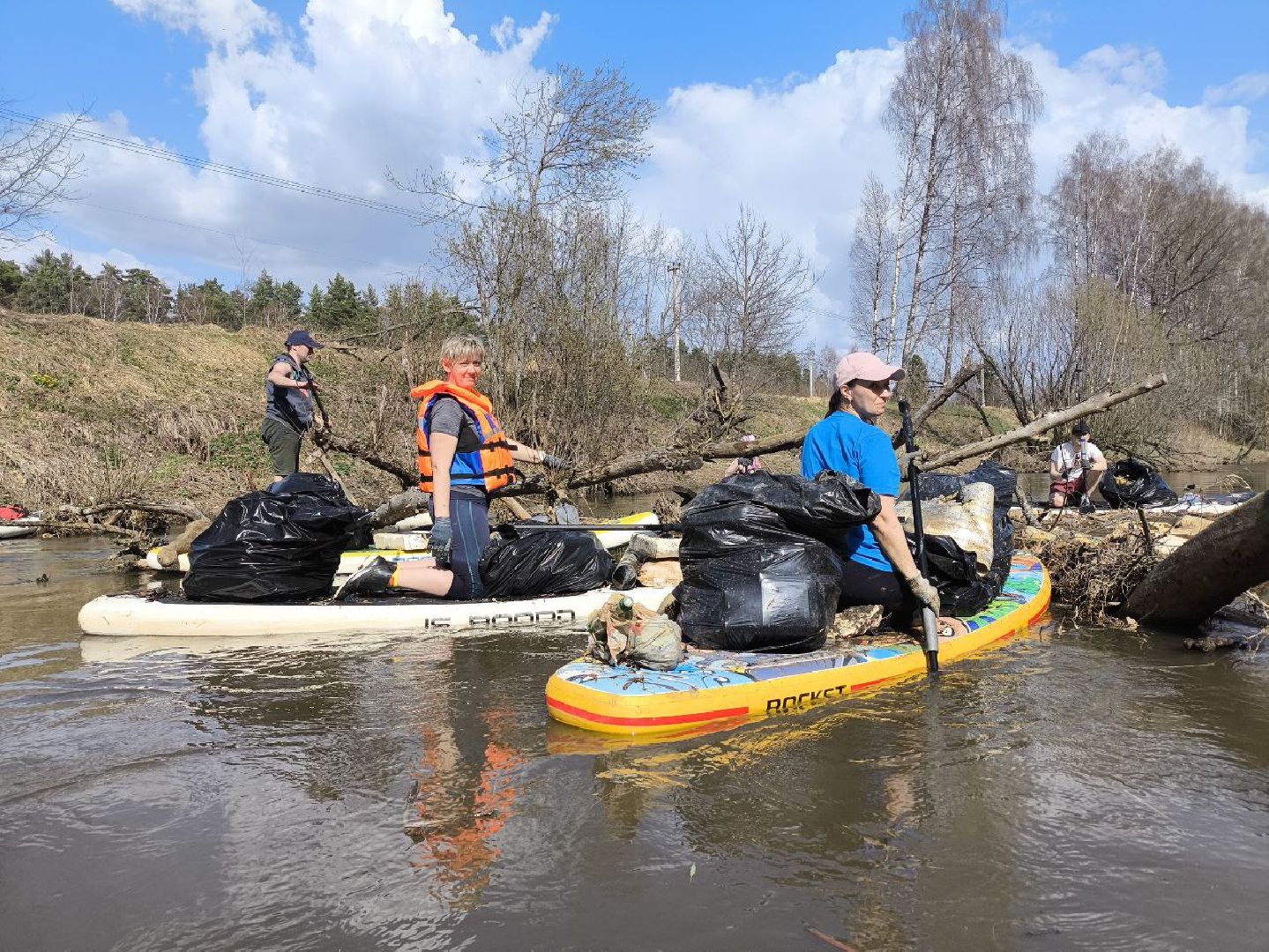 красноармейск, городской округ пушкинский, эко акция, сап-борды, сплав на сапбордах,