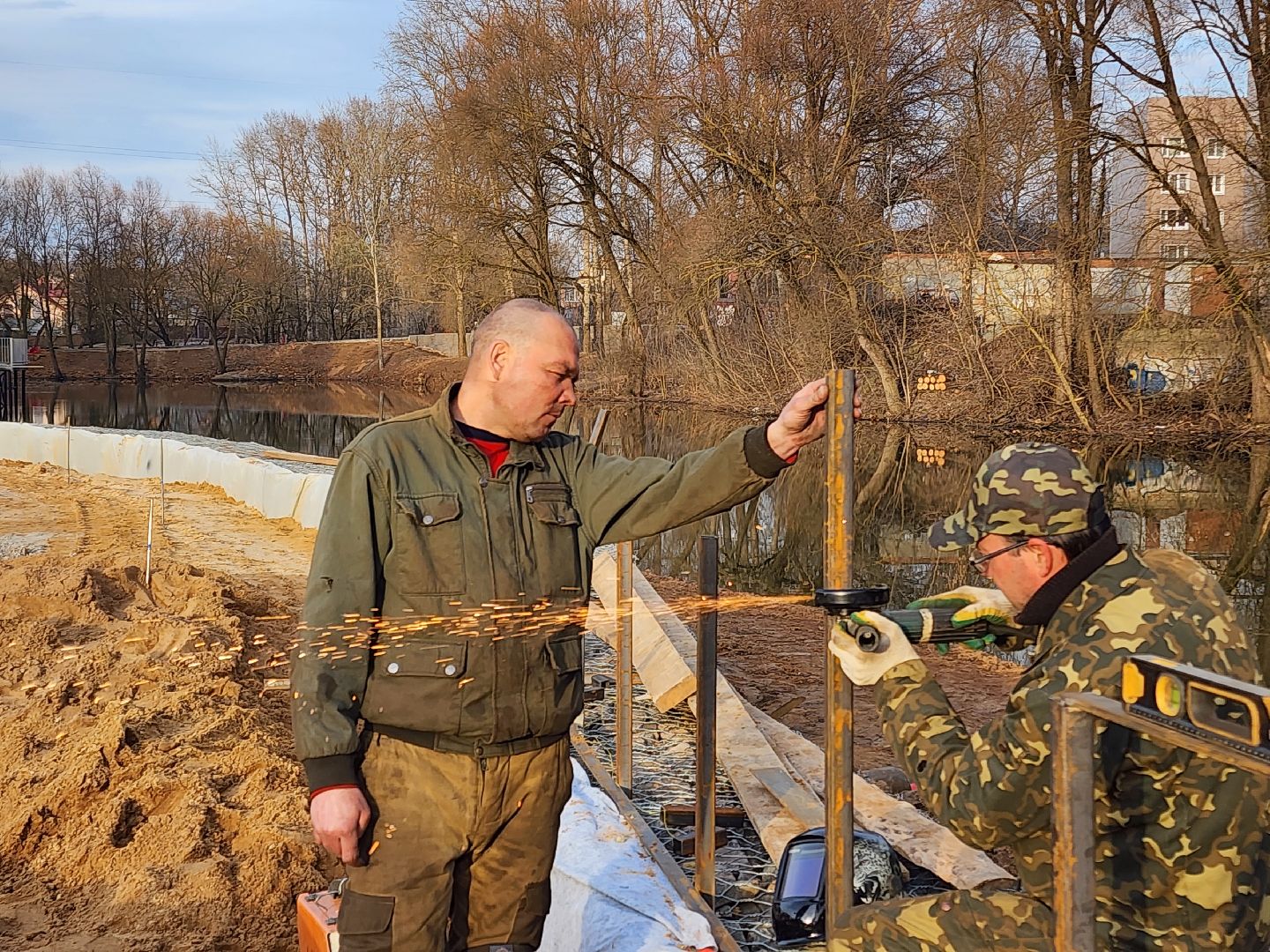 Чехов, улица Береговая, набережная реки теребенка, благоустройство, реконструкция, обновление, ограждения, заборы, строительство, покраска, госпрограмма московской области, формирование комфортной городской среды,