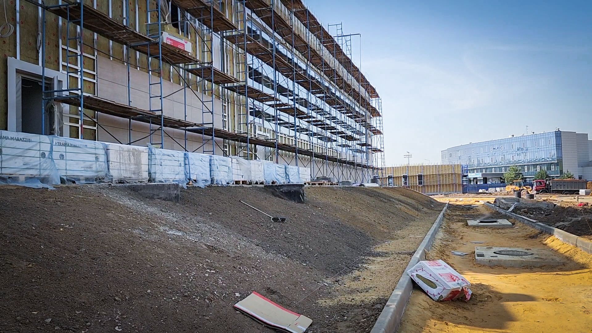строительство в Бронницах , физкультурно-оздоровительный комплекс, эллинг, благоустройство ,