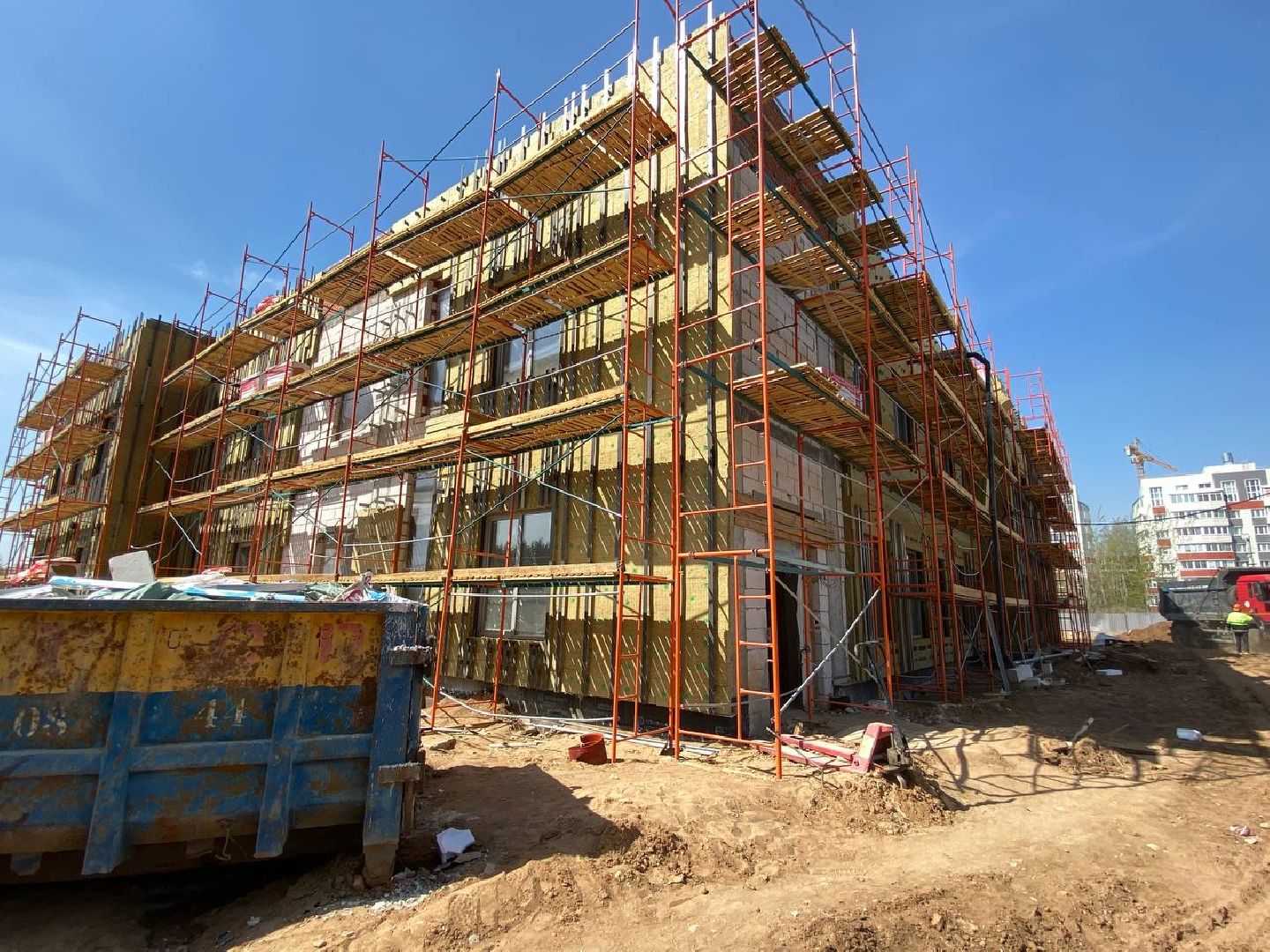 строительство поликлиники, новая поликлиника в Глухово, Гранель строит,