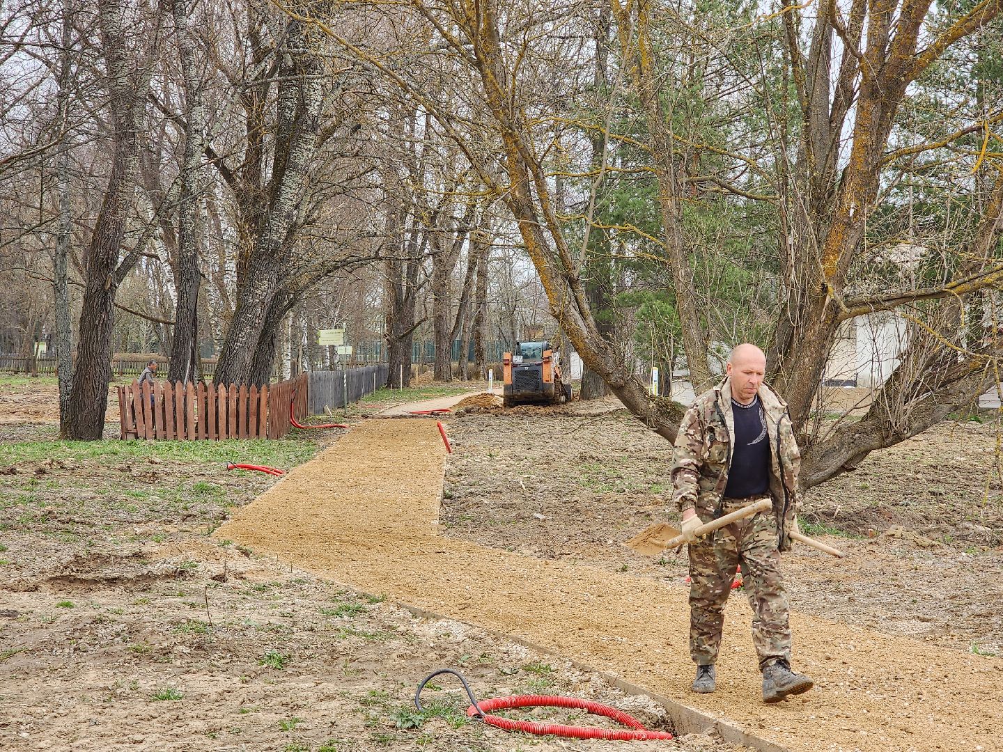 Чехов , село Мелихово , музей-заповедник , реконструкция, благоустройство , пешеходные дорожки, тропинки, проходы, пешеходные зоны, визит-центр,