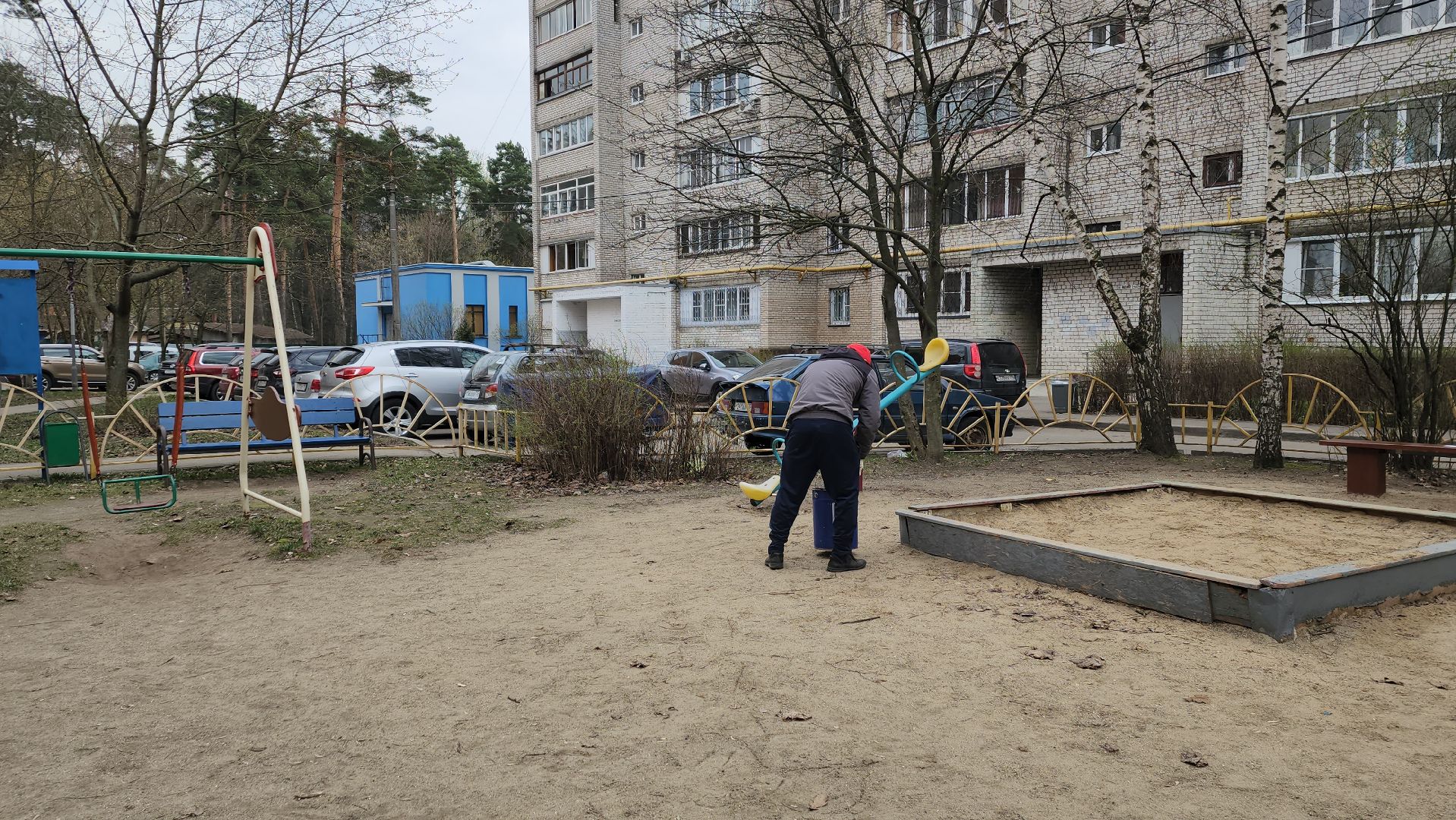 пушкино, детская  площадка, покраска детских игровых площадок,ремонт детских площадок,коммунальная служба,