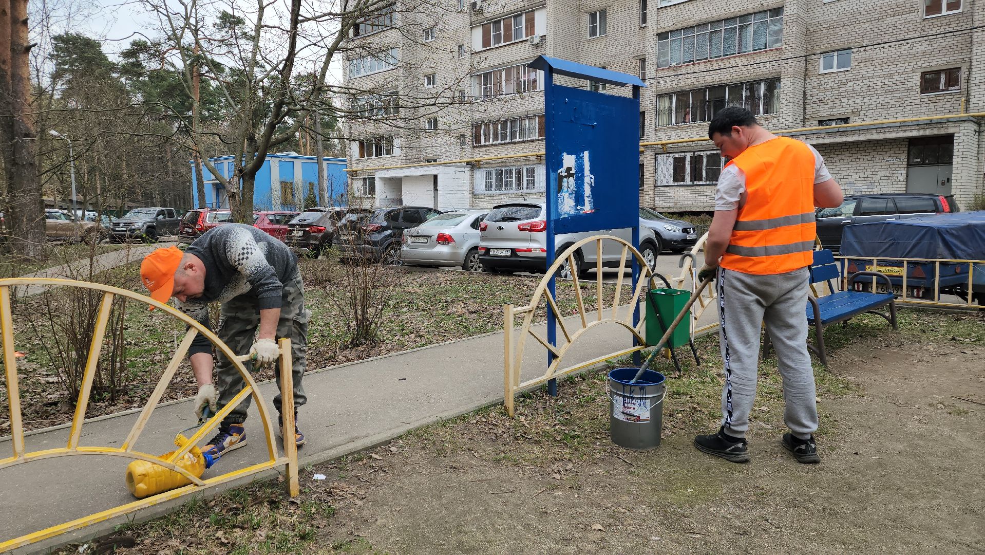 пушкино, детская  площадка, покраска детских игровых площадок,ремонт детских площадок,коммунальная служба,