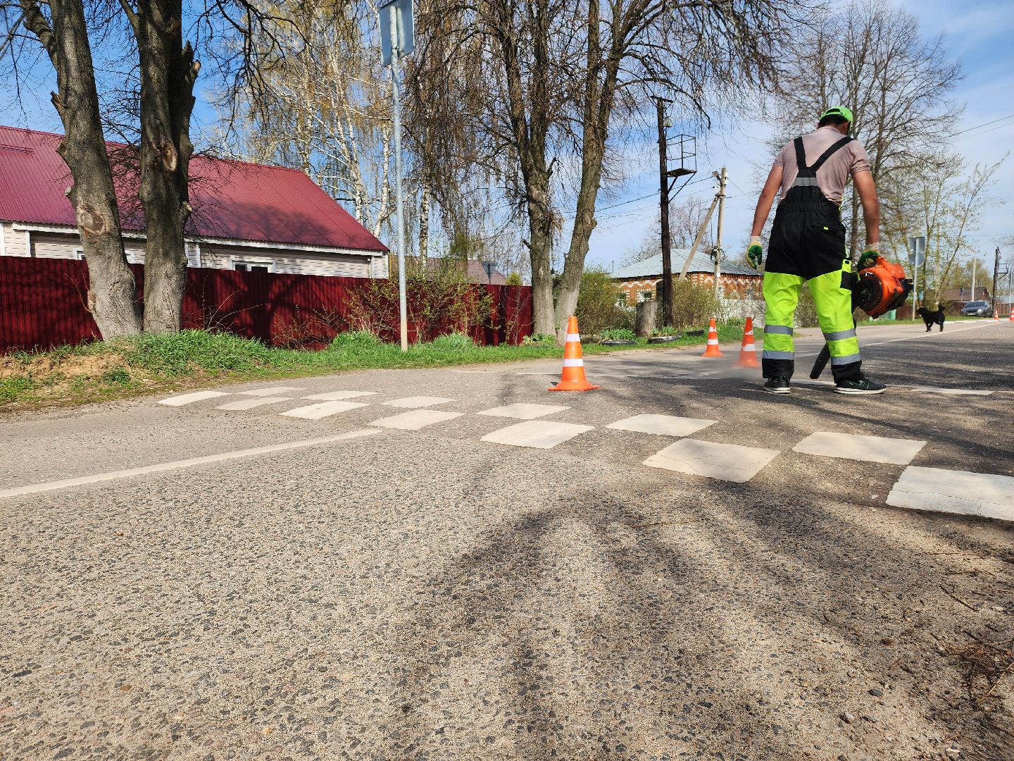 зарайск, ремонт дорог, разметка дороги,