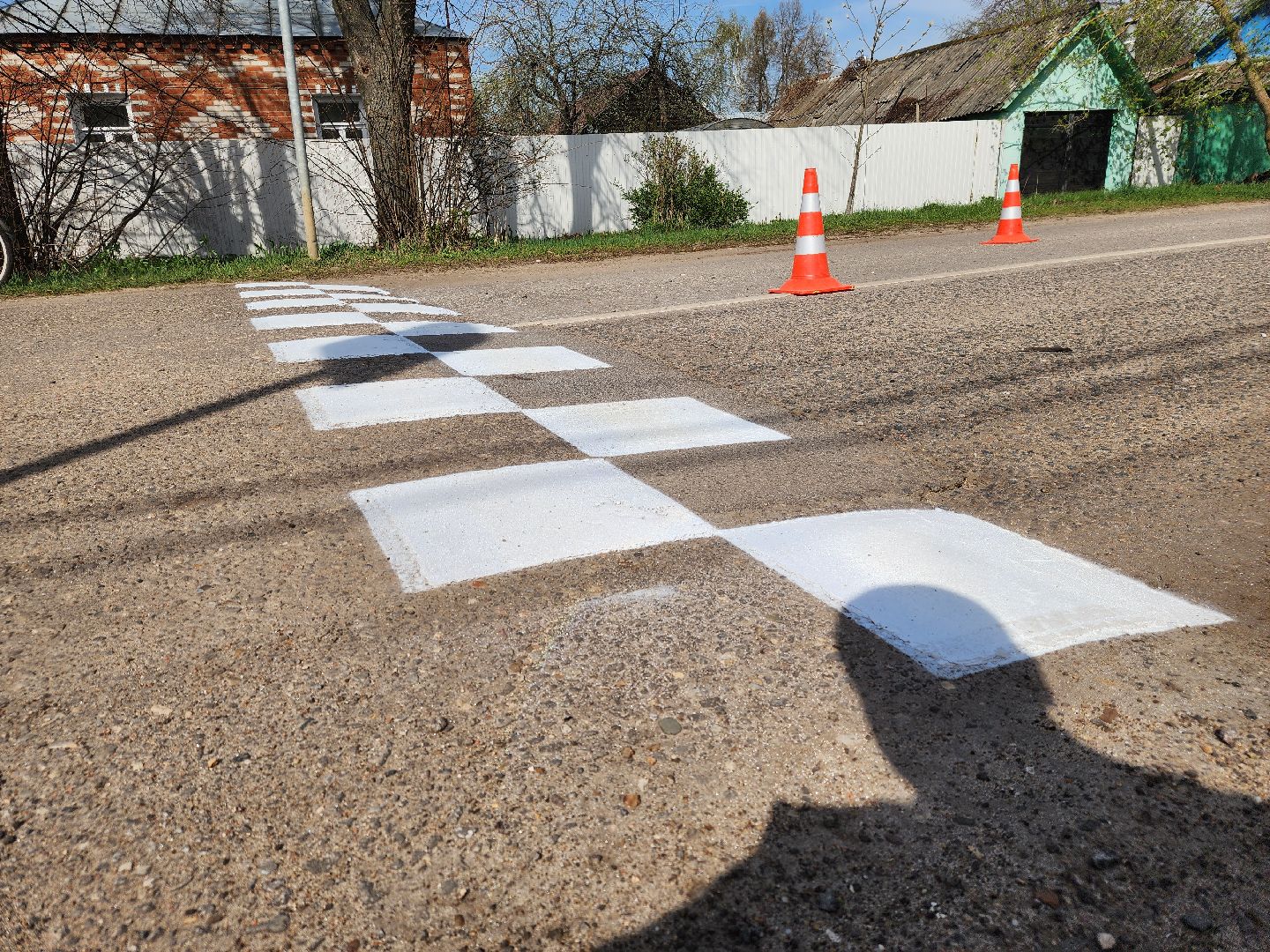 зарайск, ремонт дорог, разметка дороги,