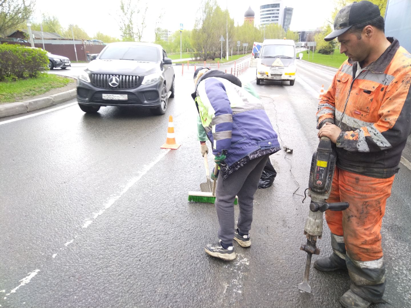 дороги, Мытищи, дорожные работы