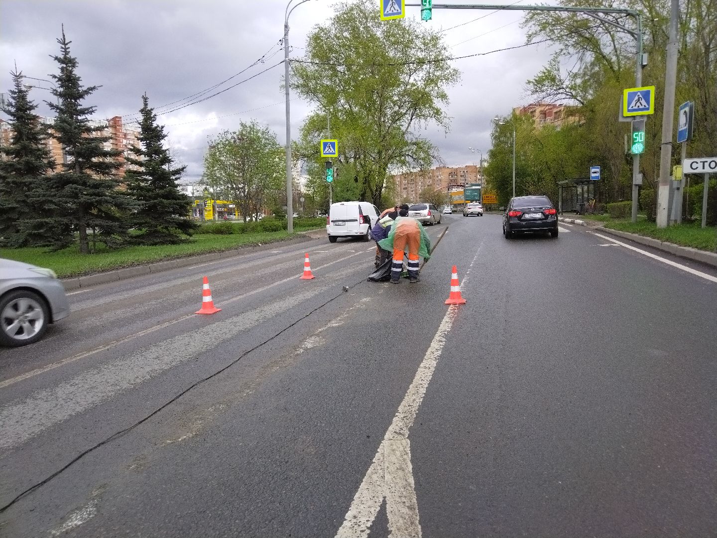 дороги, Мытищи, дорожные работы
