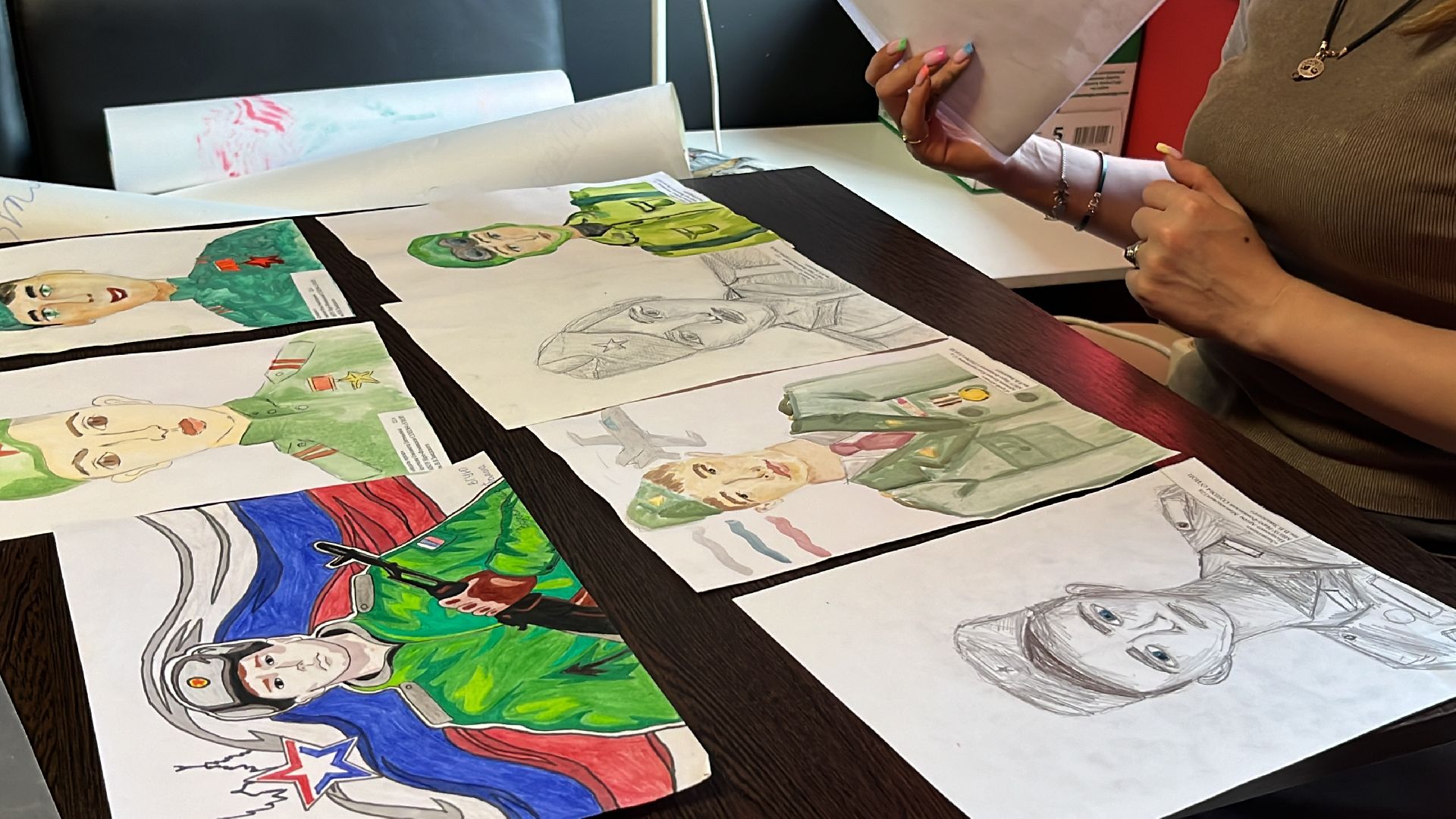 наро-фоминск, наро-фоминский городской округ, конкурс рисунков, подготовка к 9 мая, Vместе zа наших, молодежный центр наро-фоминск,