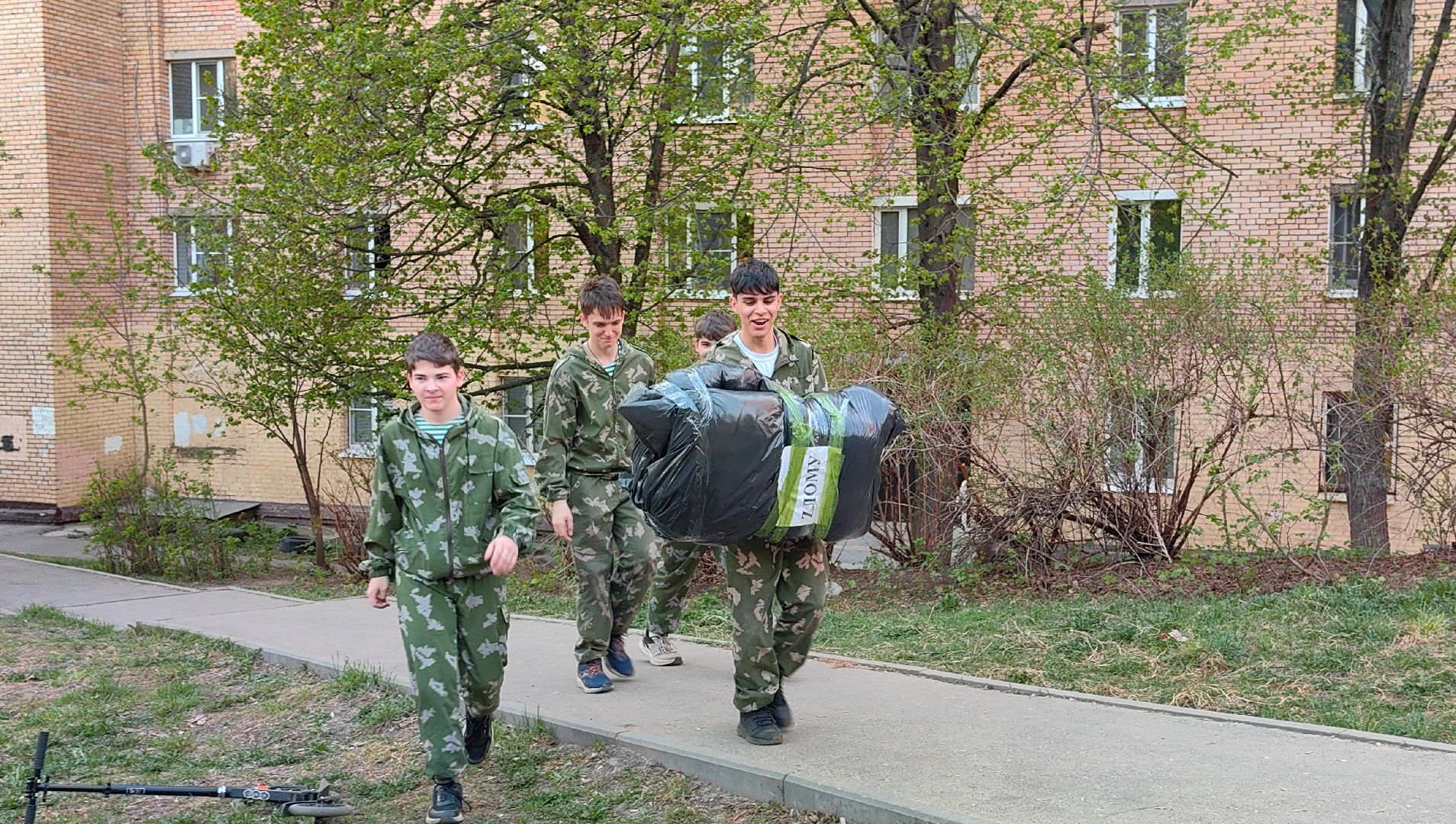 груз, гуманитрная помощь, сво, бойцы, каскад, юнармия,