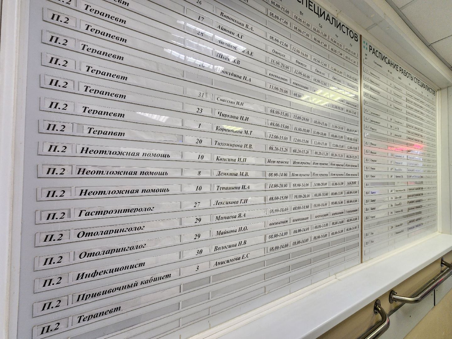Чехов, взрослая поликлиника, ремонт, переезд врачей, новый адрес, кабинет прикрепления, кабинет вакцинации, ЭКГ, кабинет неотложной помощи,рентген-кабинет, часы работы,