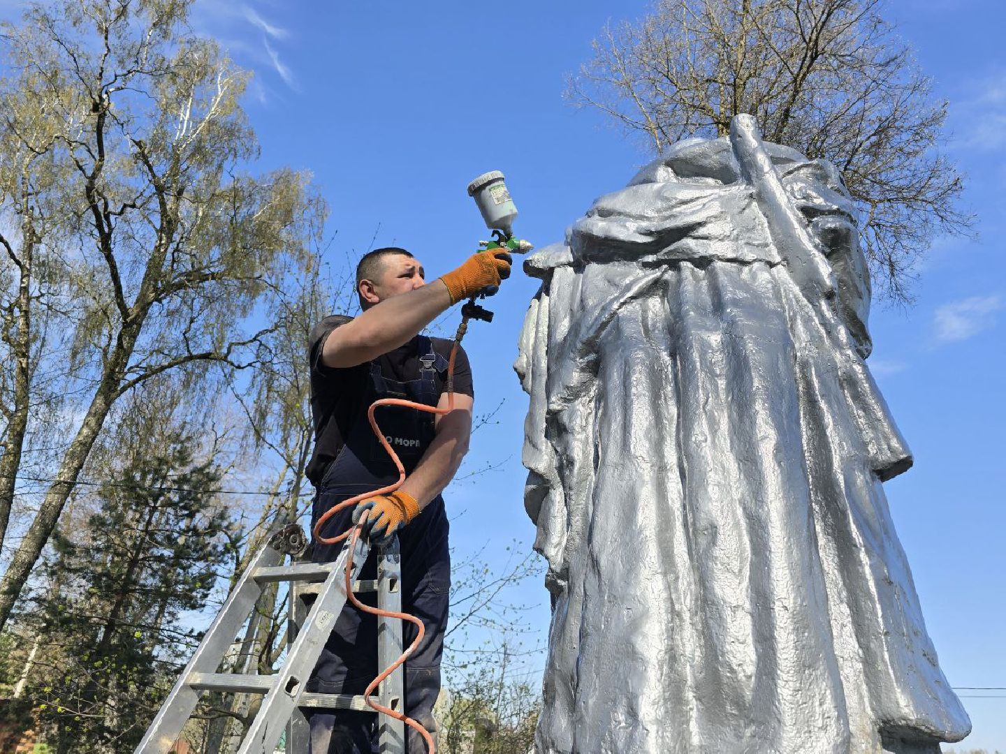 можайск, можайский муниципальный округ, памятник, благоустройство, 9 мая, день победы, 80-летие великой победы,