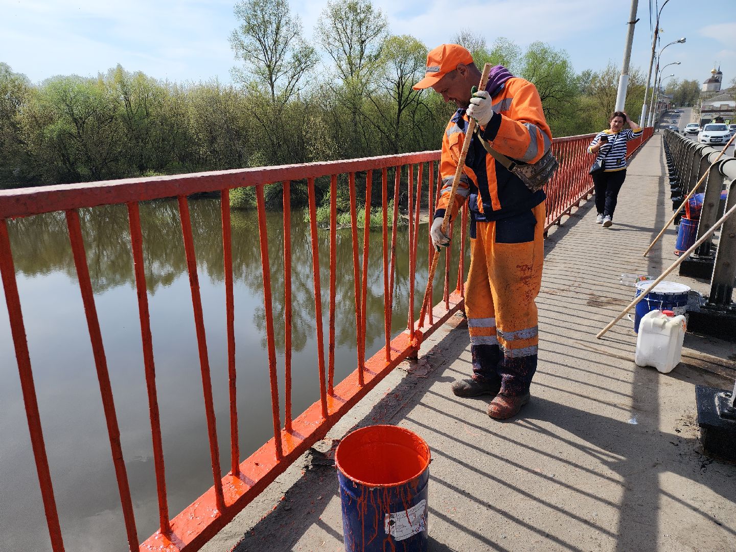 серпухов, подмосковье, месячник благосутройства, дороги, мосты,