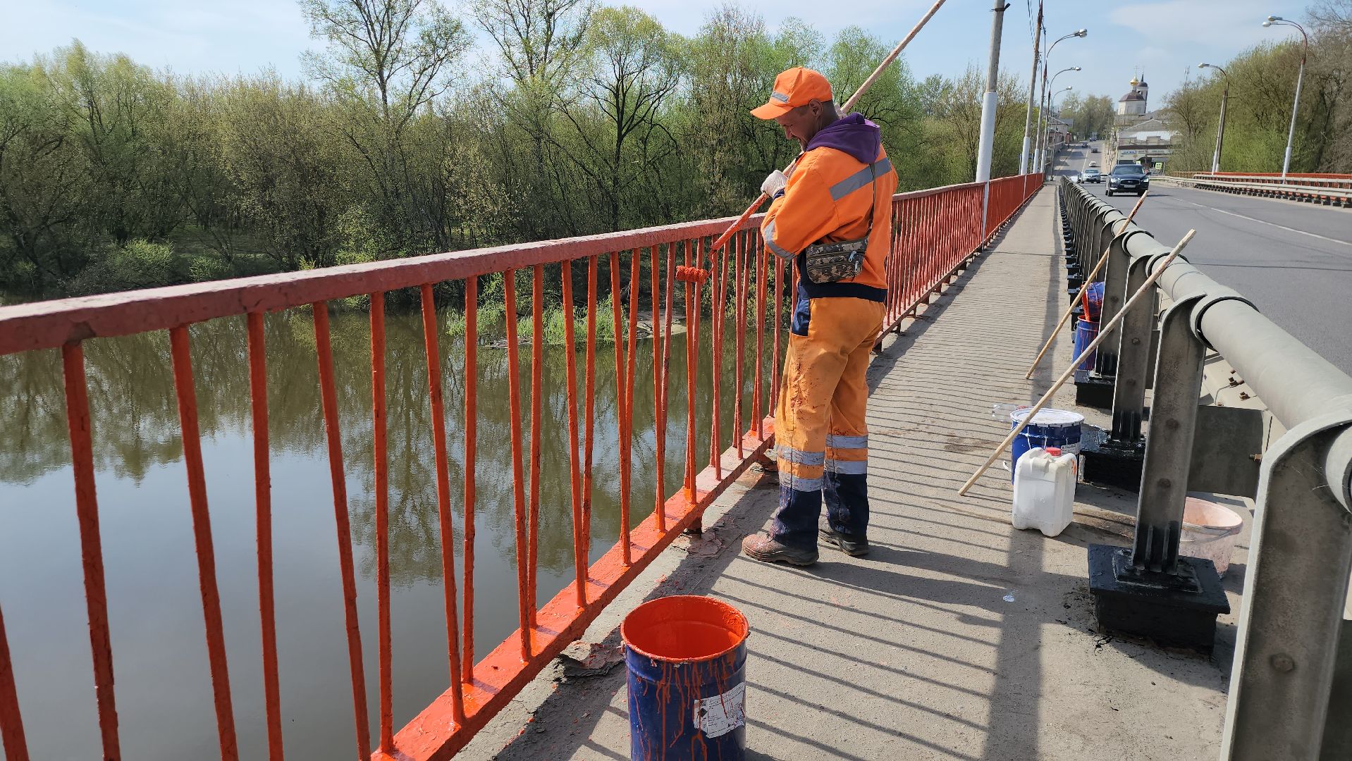 серпухов, подмосковье, месячник благосутройства, дороги, мосты,
