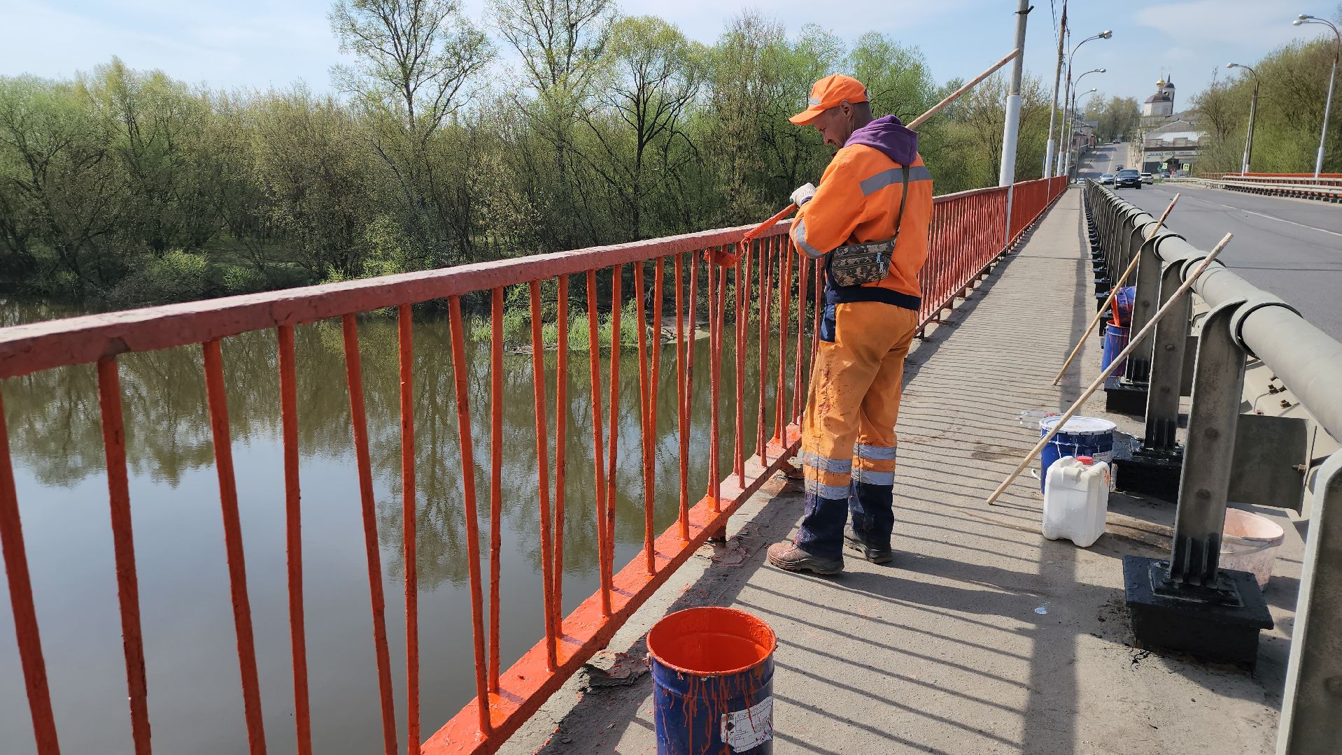 серпухов, подмосковье, месячник благосутройства, дороги, мосты,