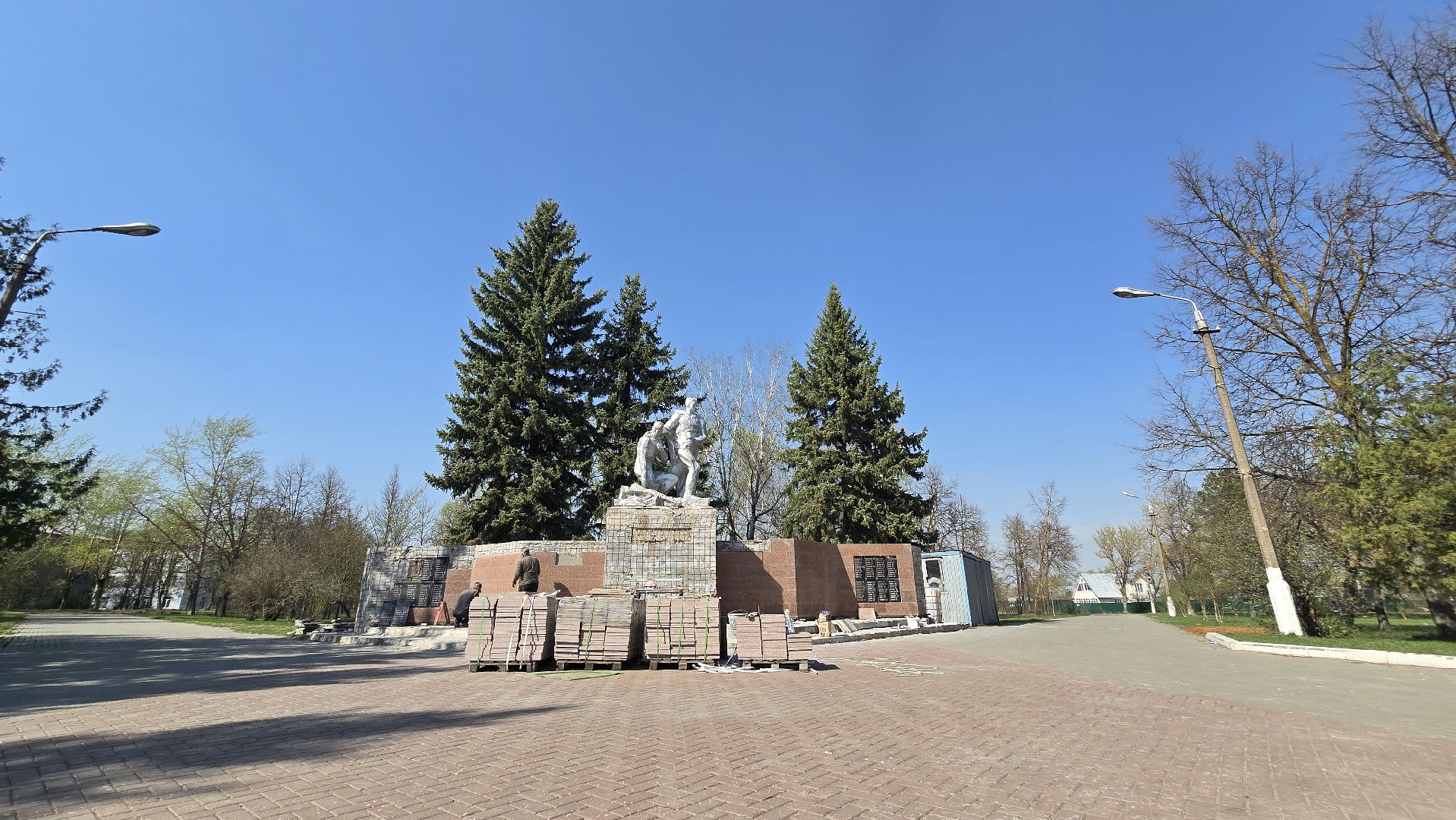 Коломна, памятник вов, мемориал, подготовка к 9 мая,