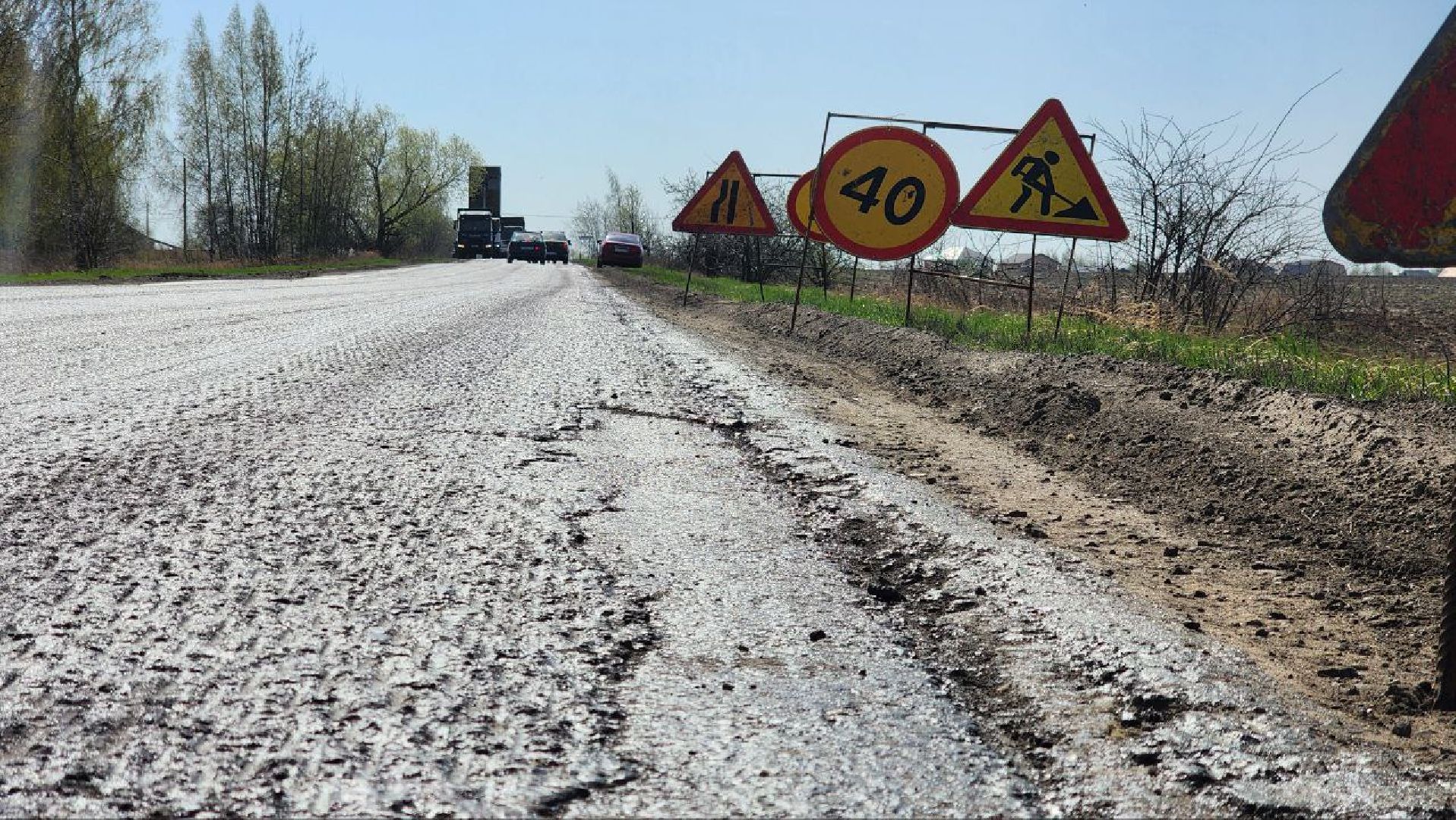 луховицы, ремонт дорог,