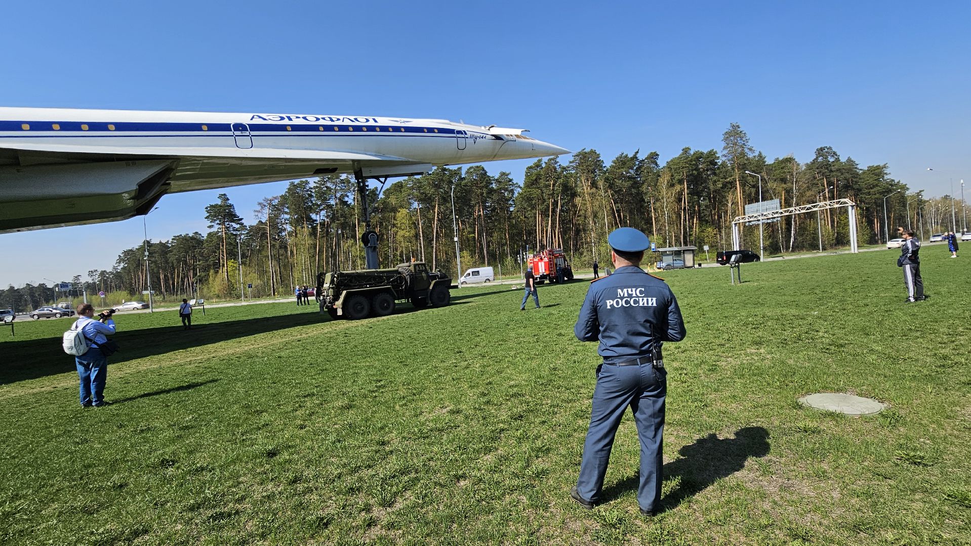 самолет, ту-144, памятник, жуковский,