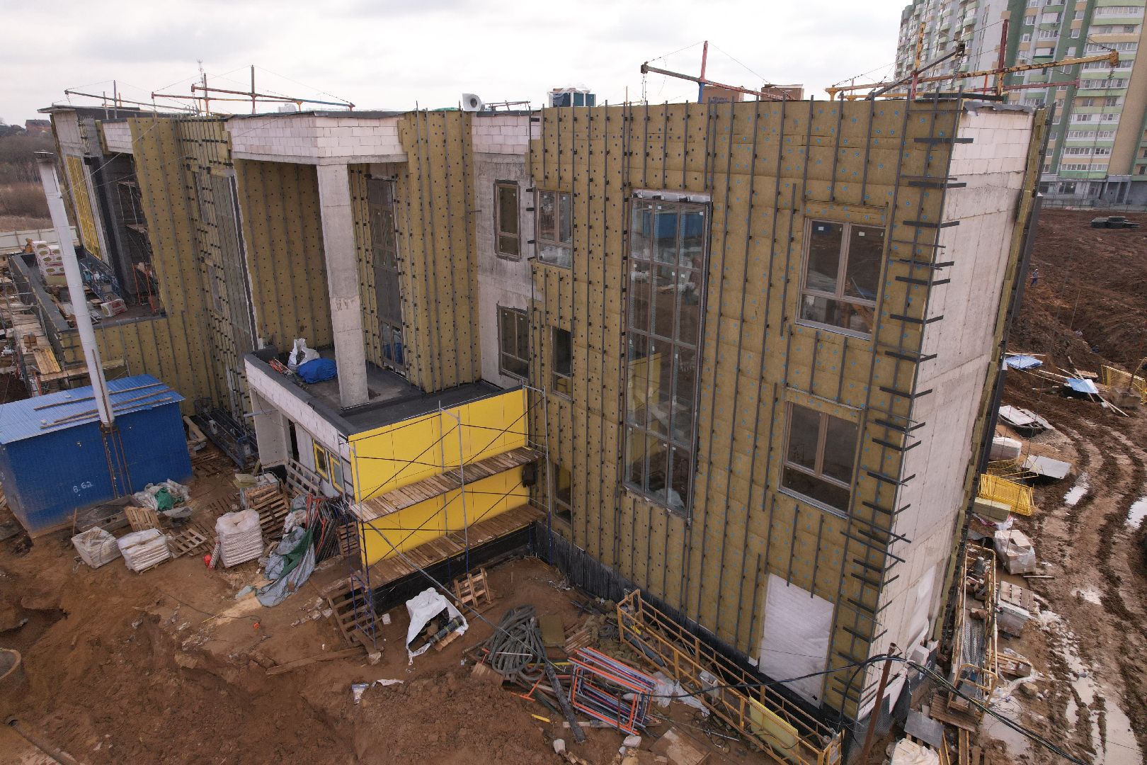 видео с коптера, детский сад в домодедове,