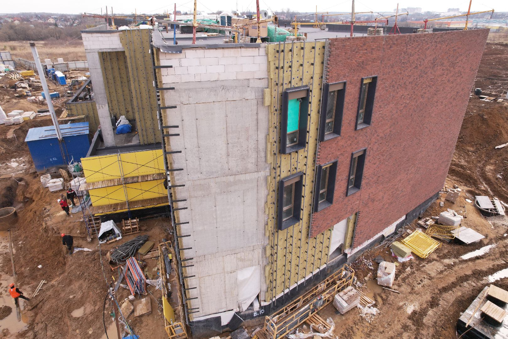 видео с коптера, детский сад в домодедове,