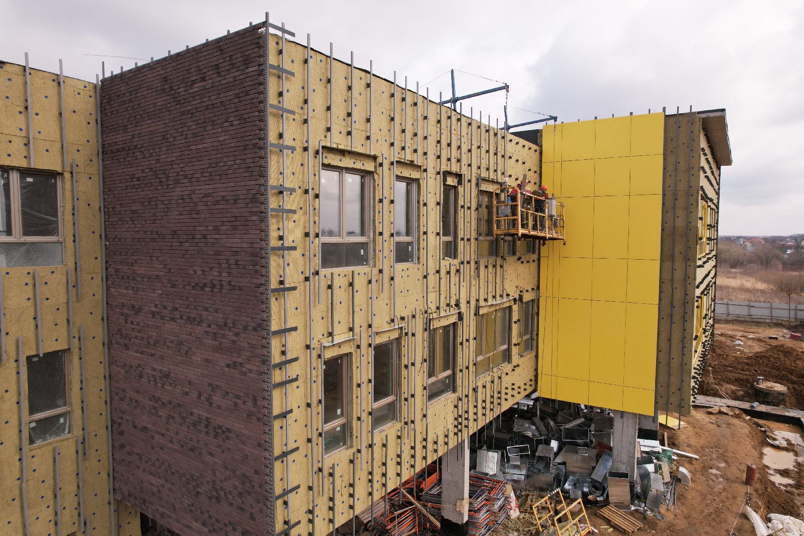 видео с коптера, детский сад в домодедове,