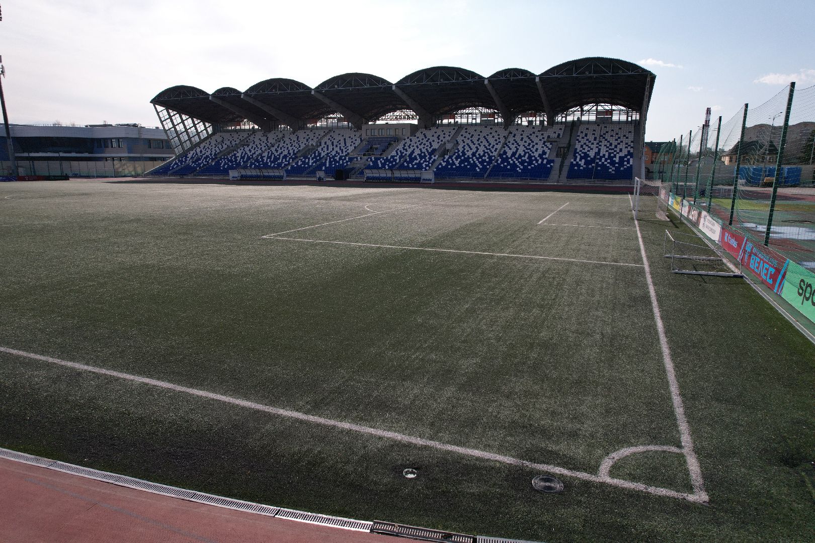 видео с коптера, стадион авангард, спорт в домодедове,