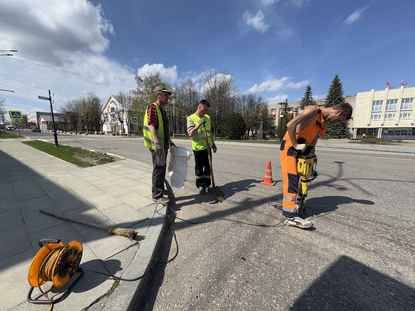 шаховская, ямочный ремонт, ямочный ремонт дорог,