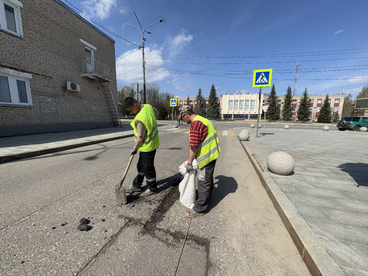 шаховская, ямочный ремонт, ямочный ремонт дорог,