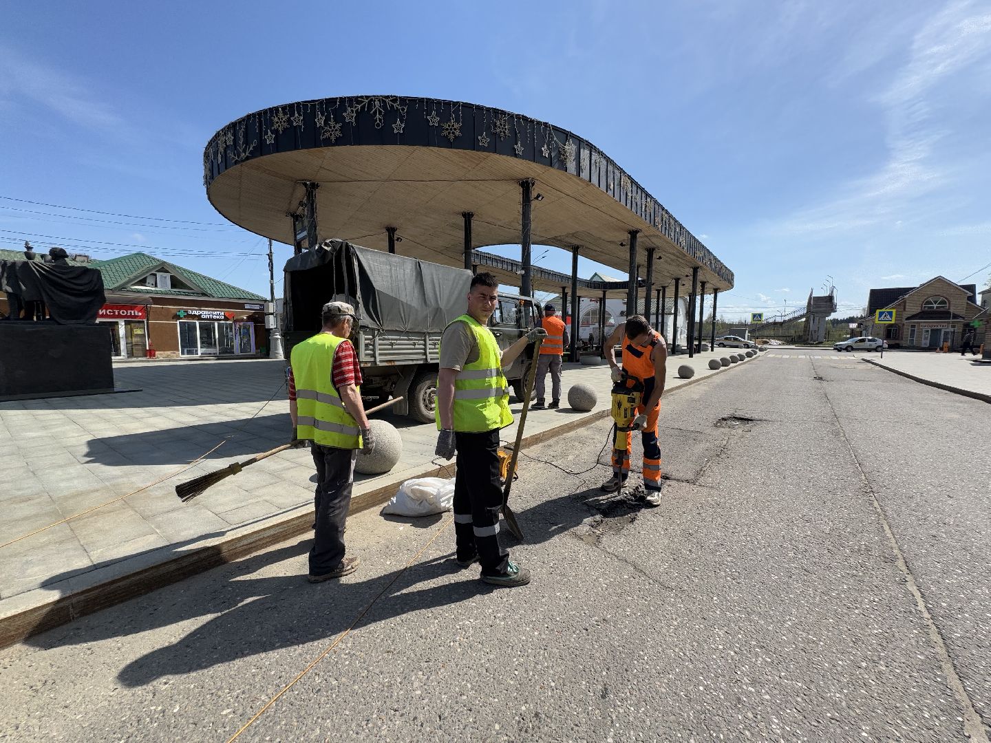 шаховская, ямочный ремонт, ямочный ремонт дорог,