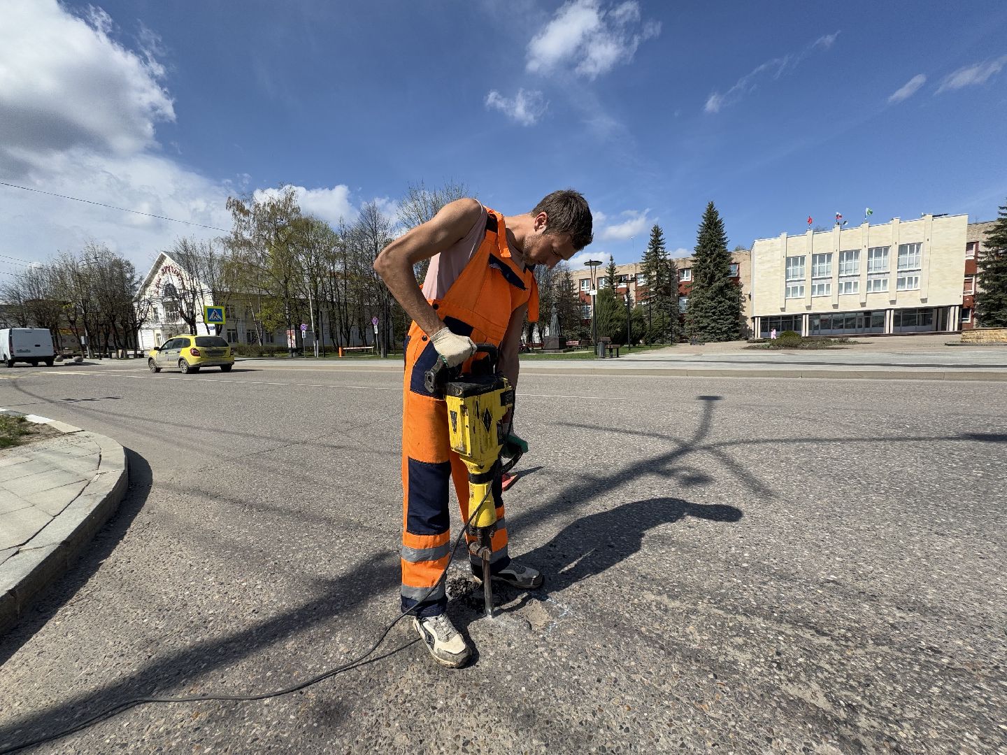 шаховская, ямочный ремонт, ямочный ремонт дорог,