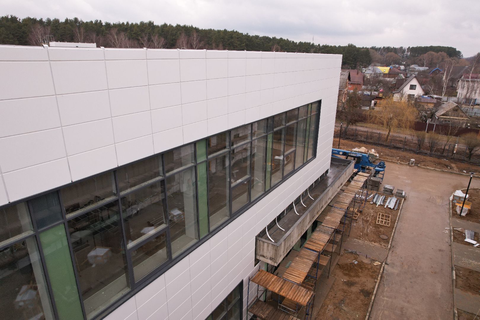 видео с коптера, барыбинская школа, образование в домодедове,