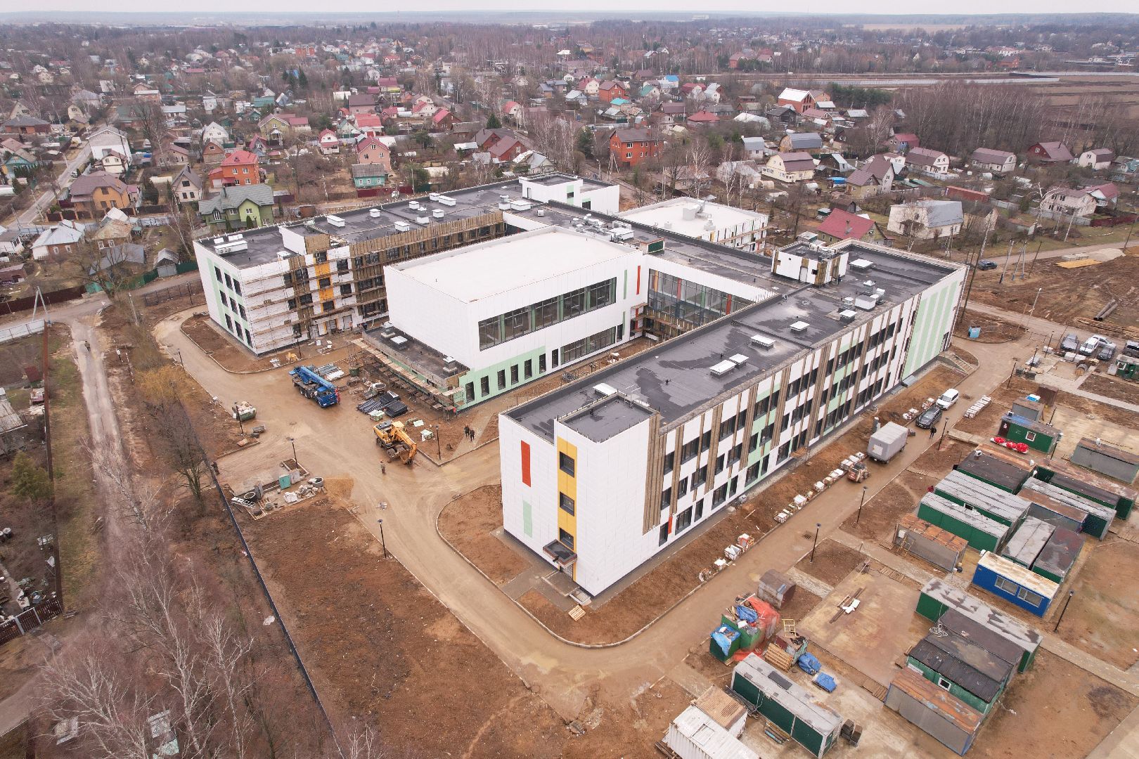 видео с коптера, барыбинская школа, образование в домодедове,