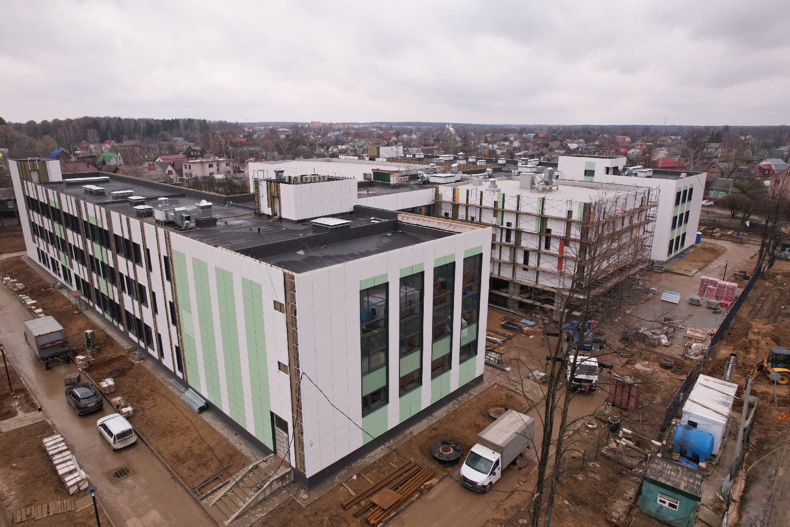 видео с коптера, барыбинская школа, образование в домодедове,