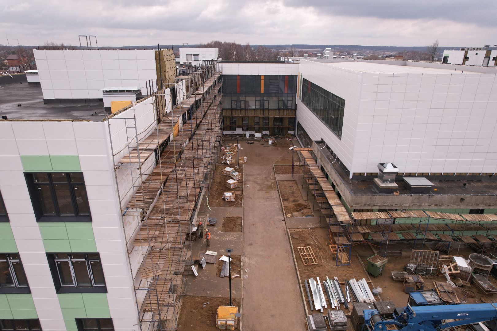 видео с коптера, барыбинская школа, образование в домодедове,