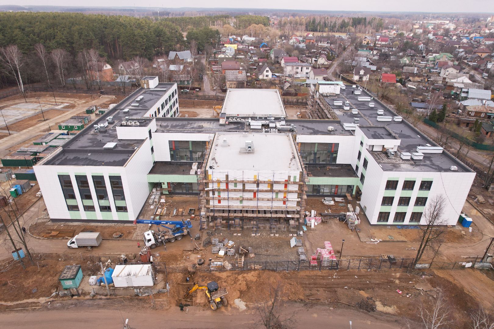 видео с коптера, барыбинская школа, образование в домодедове,
