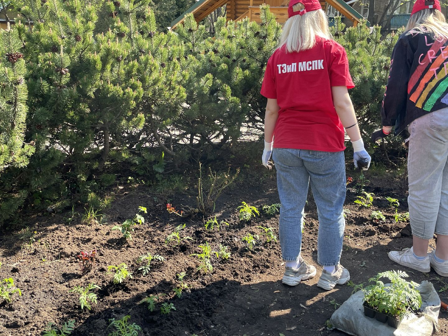 Цветы, студенты; Люберцы