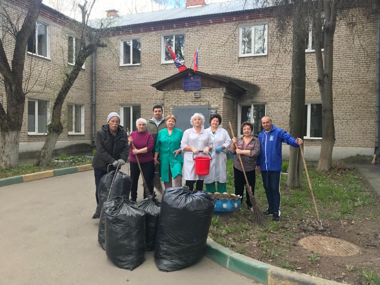 Долгопрудный, субботник, больница, Единая Россия