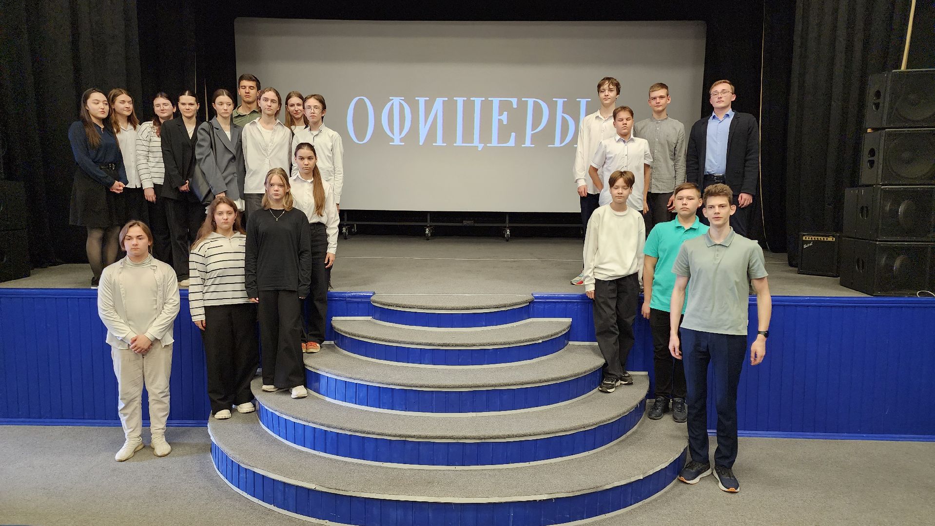 кашира, школа, день победы, защитники отечества, патриотический урок, кинотеатр, родина,