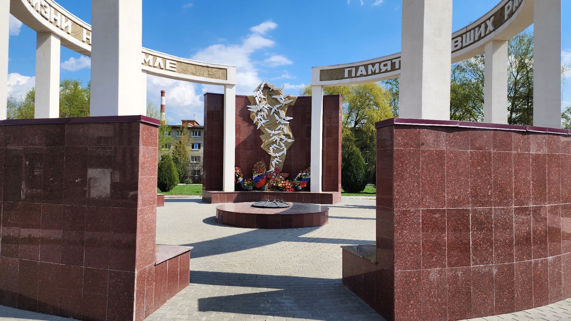 день победы, мемориал аллея памяти, щёлково,  реконструкция мемориала,