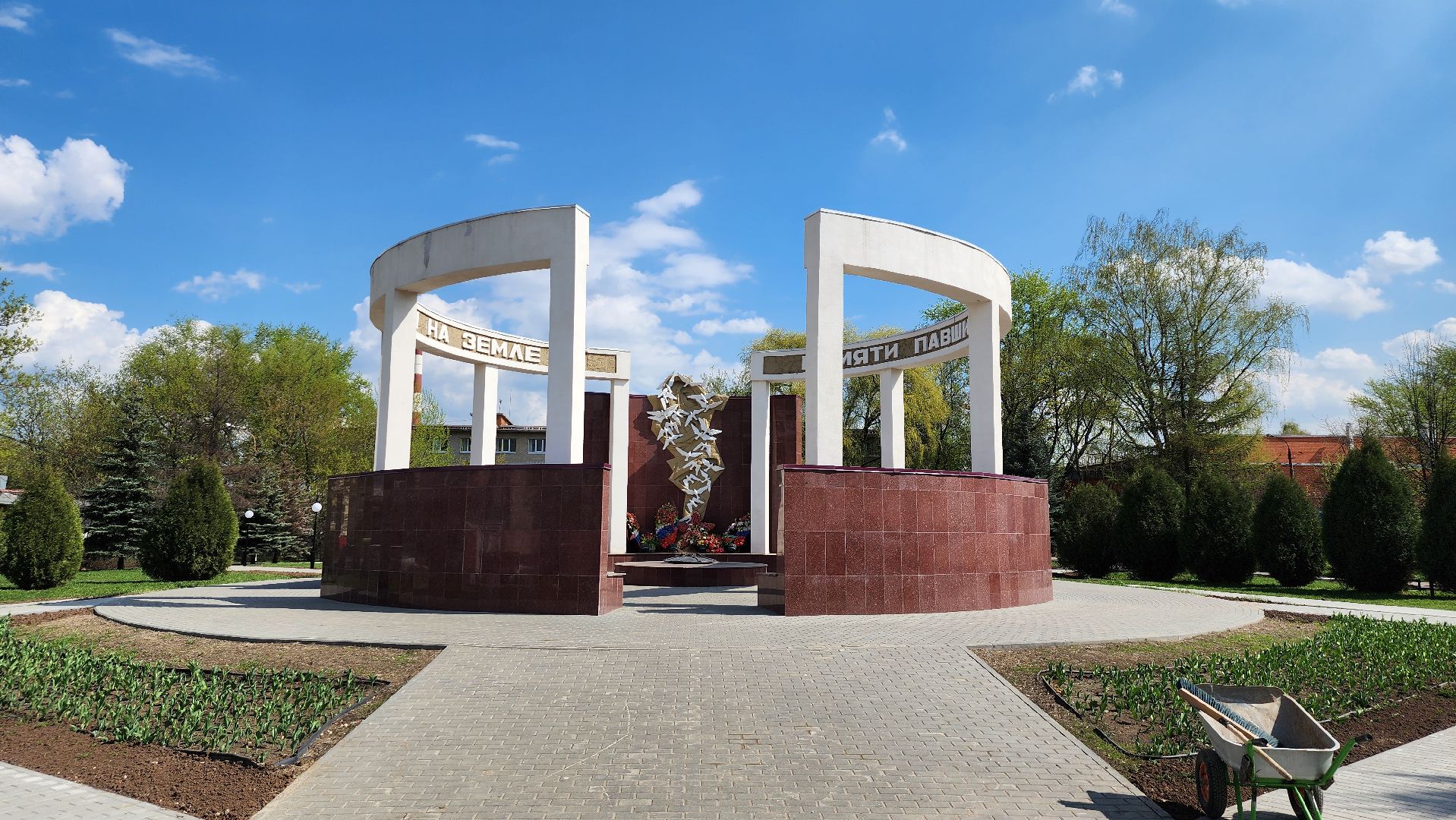 день победы, мемориал аллея памяти, щёлково,  реконструкция мемориала,