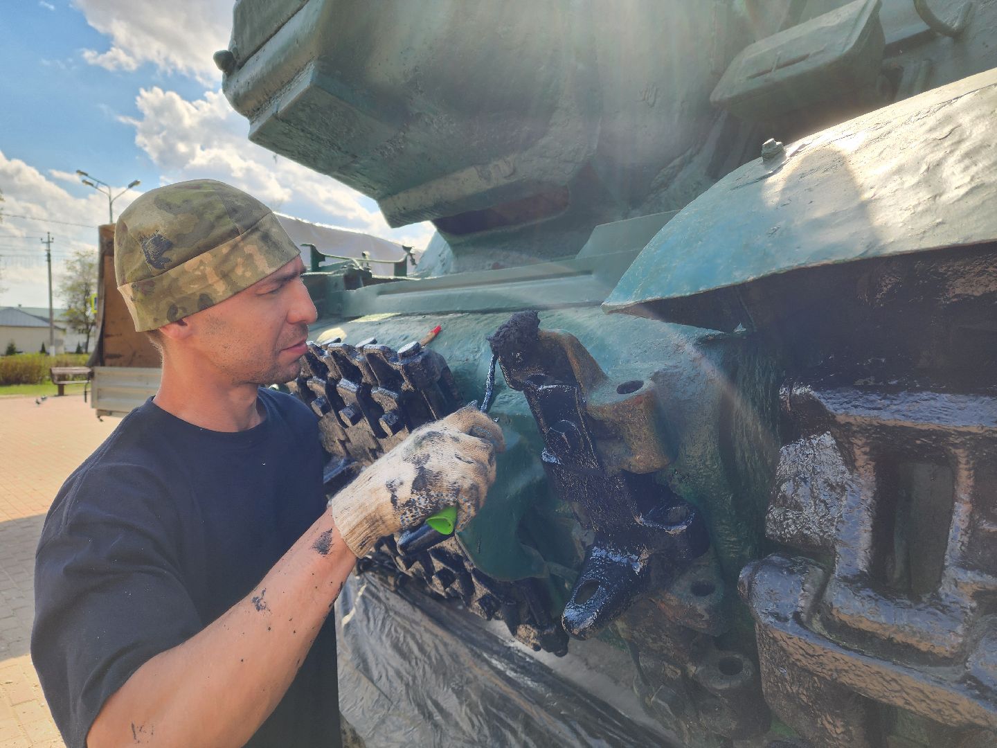 красноармейск, городской округ пушкинский, 80 - летие победы,  благоустройство, памятники вов,