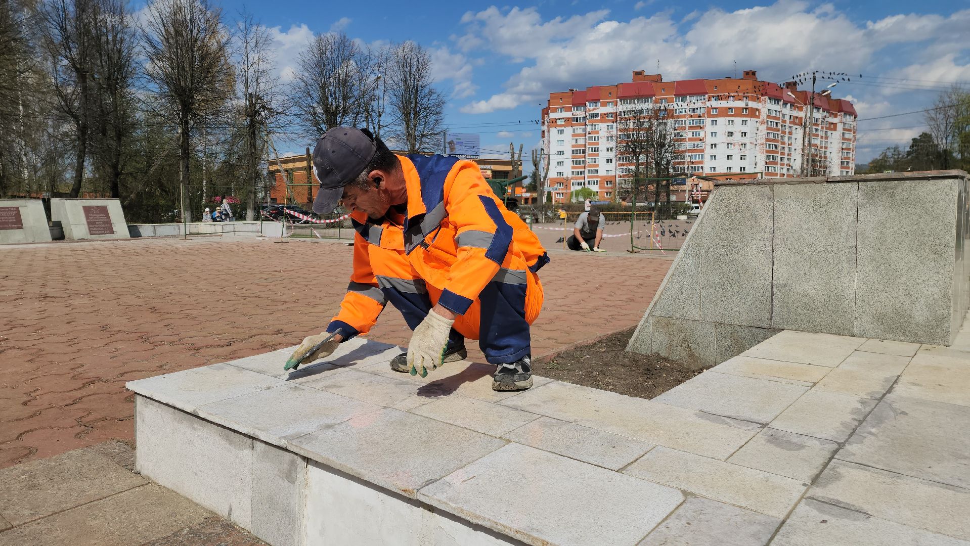красноармейск, городской округ пушкинский, 80 - летие победы,  благоустройство, памятники вов,